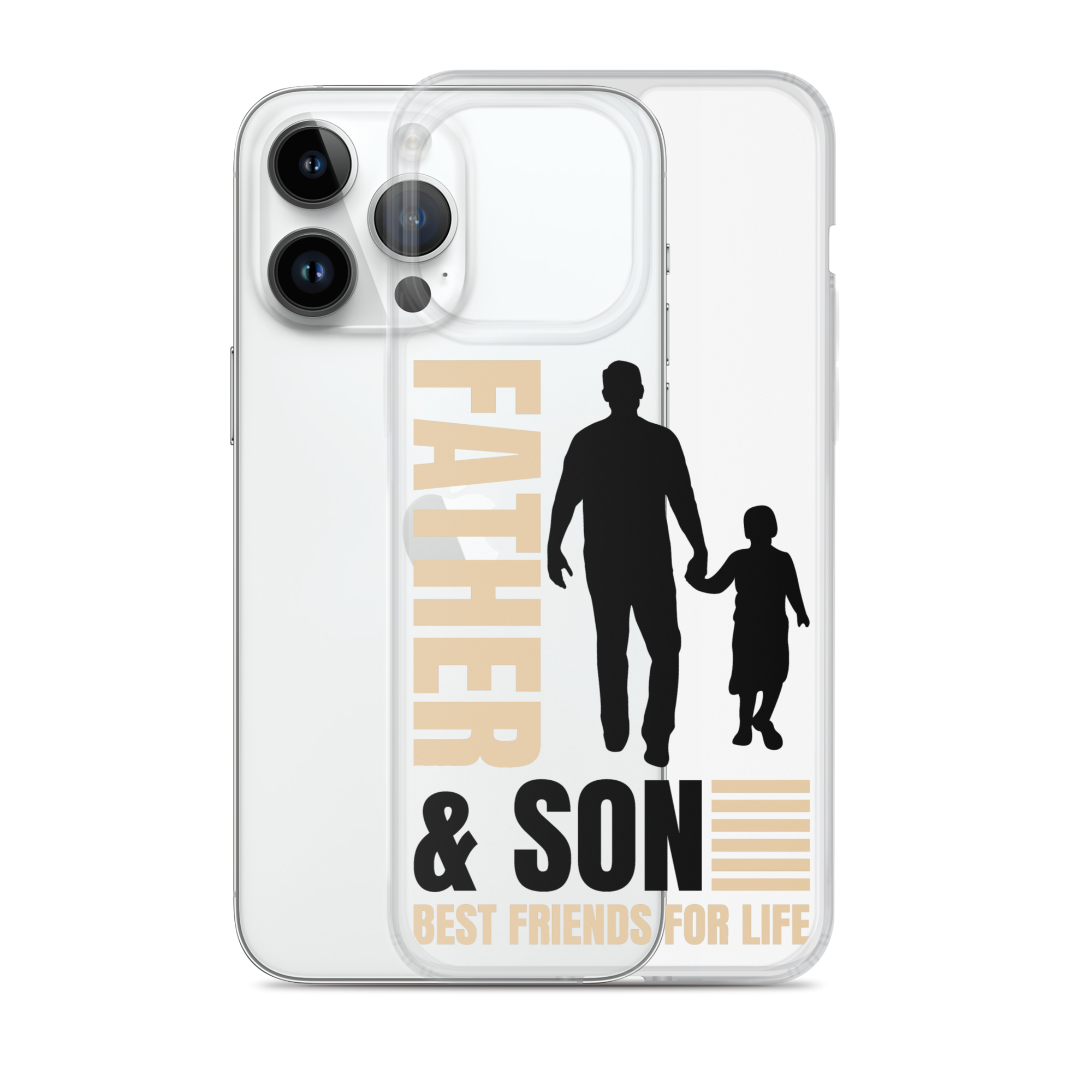 Father & Son Best Friends For Life Clear Case for iPhone®