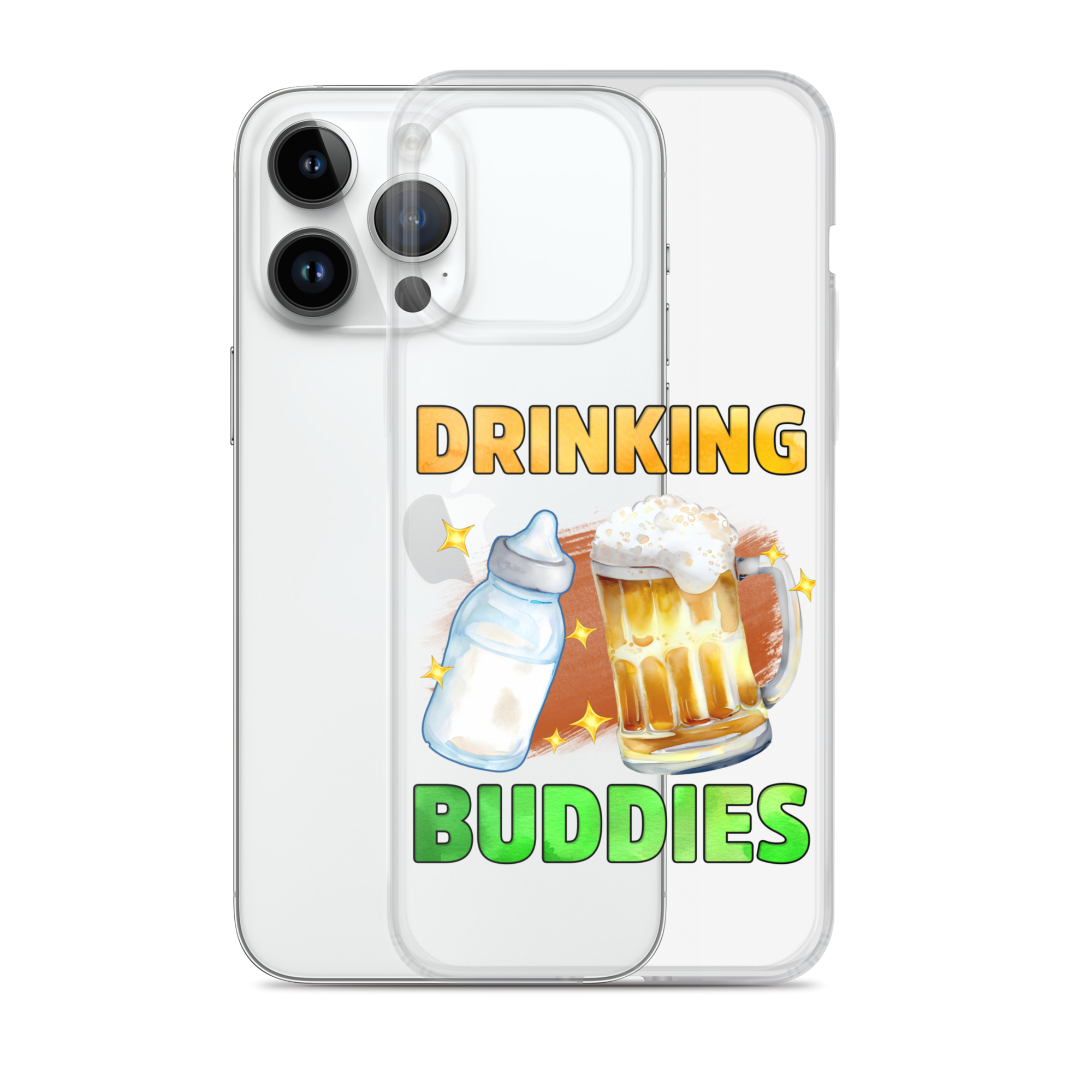 Drinking Buddies Clear Case for iPhone®