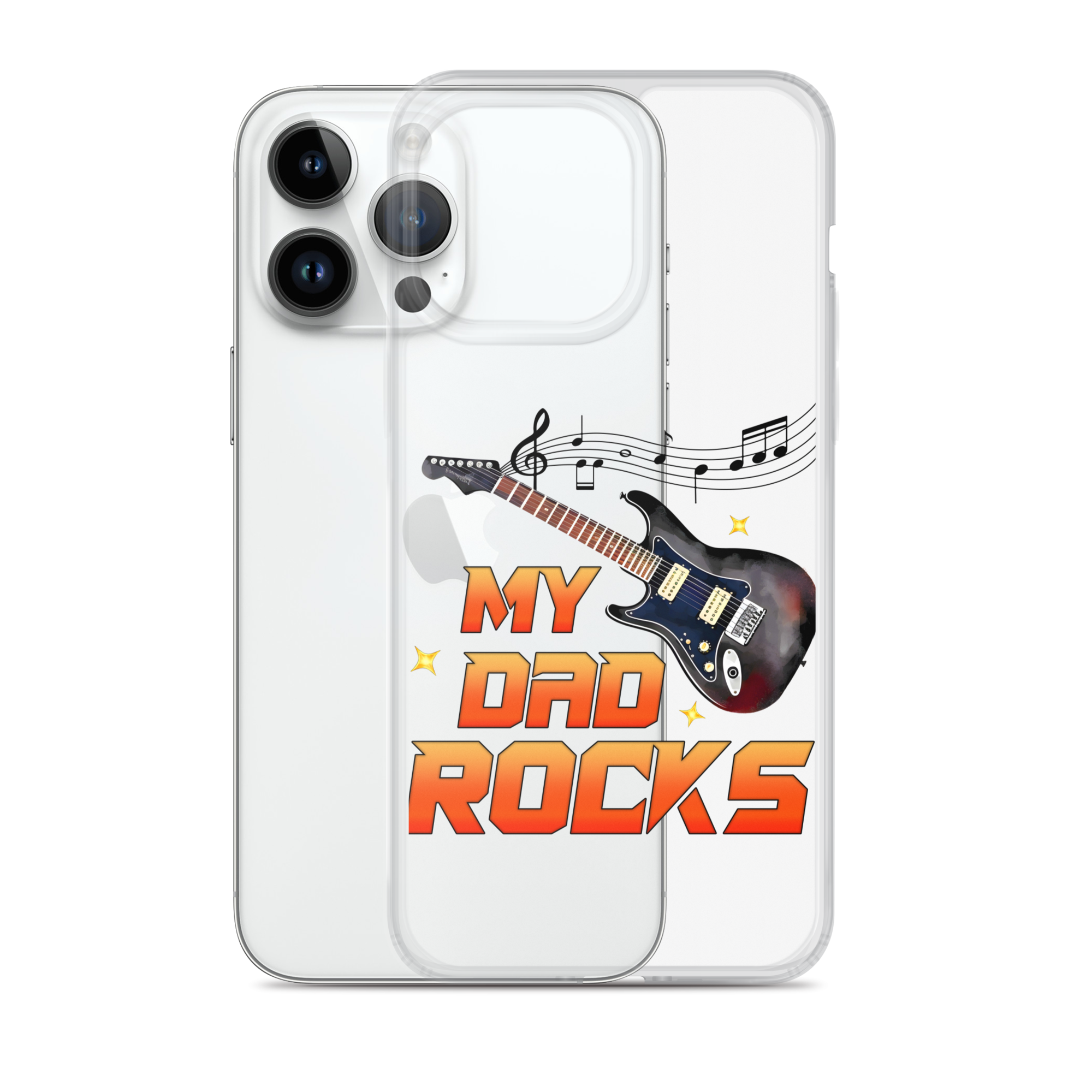 My Dad Rocks Clear Case for iPhone®