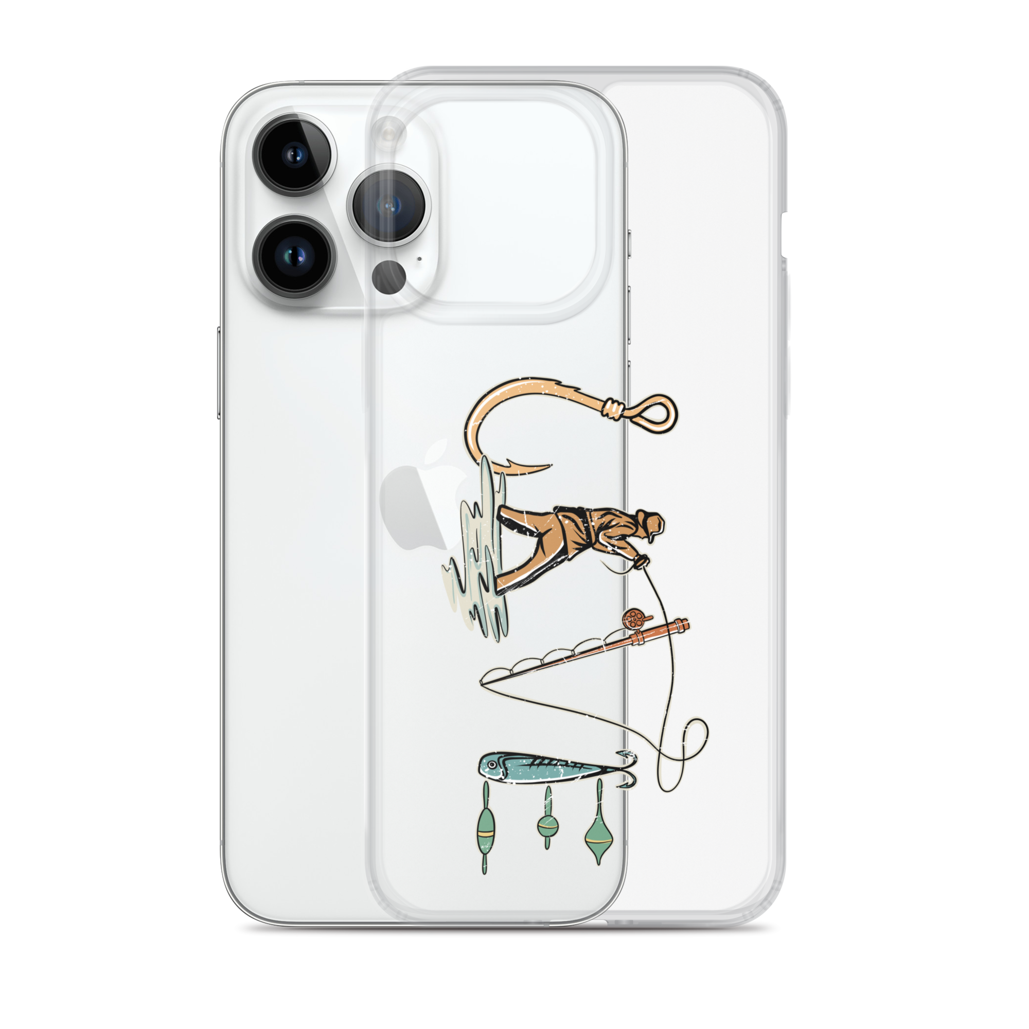 I Love Fishing Clear Case for iPhone®