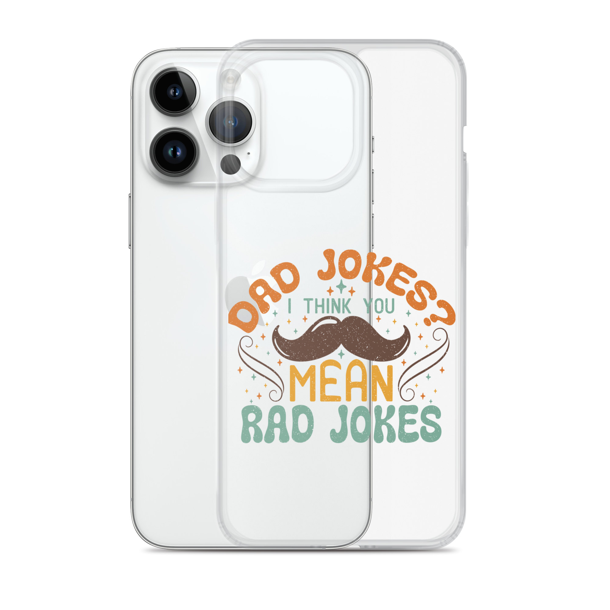 Dad Jokes I Think You Mean You Mean Rad Jokes Clear Case for iPhone®