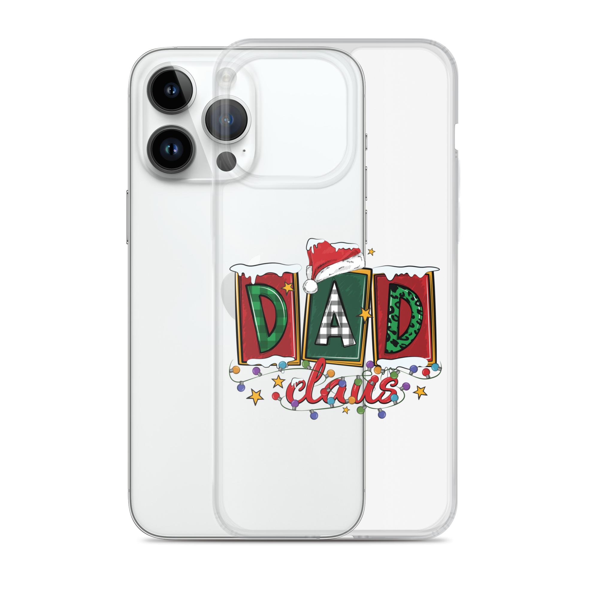 Dad Claus Clear Case for iPhone®