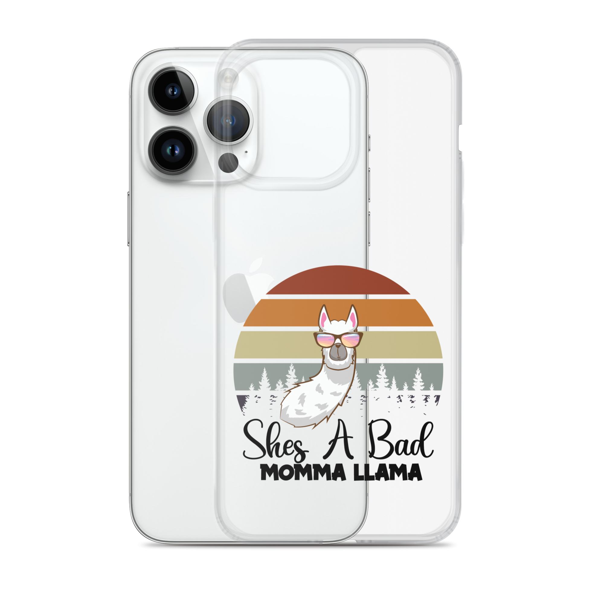 She's A Bad Momma Llama Clear Case for iPhone®