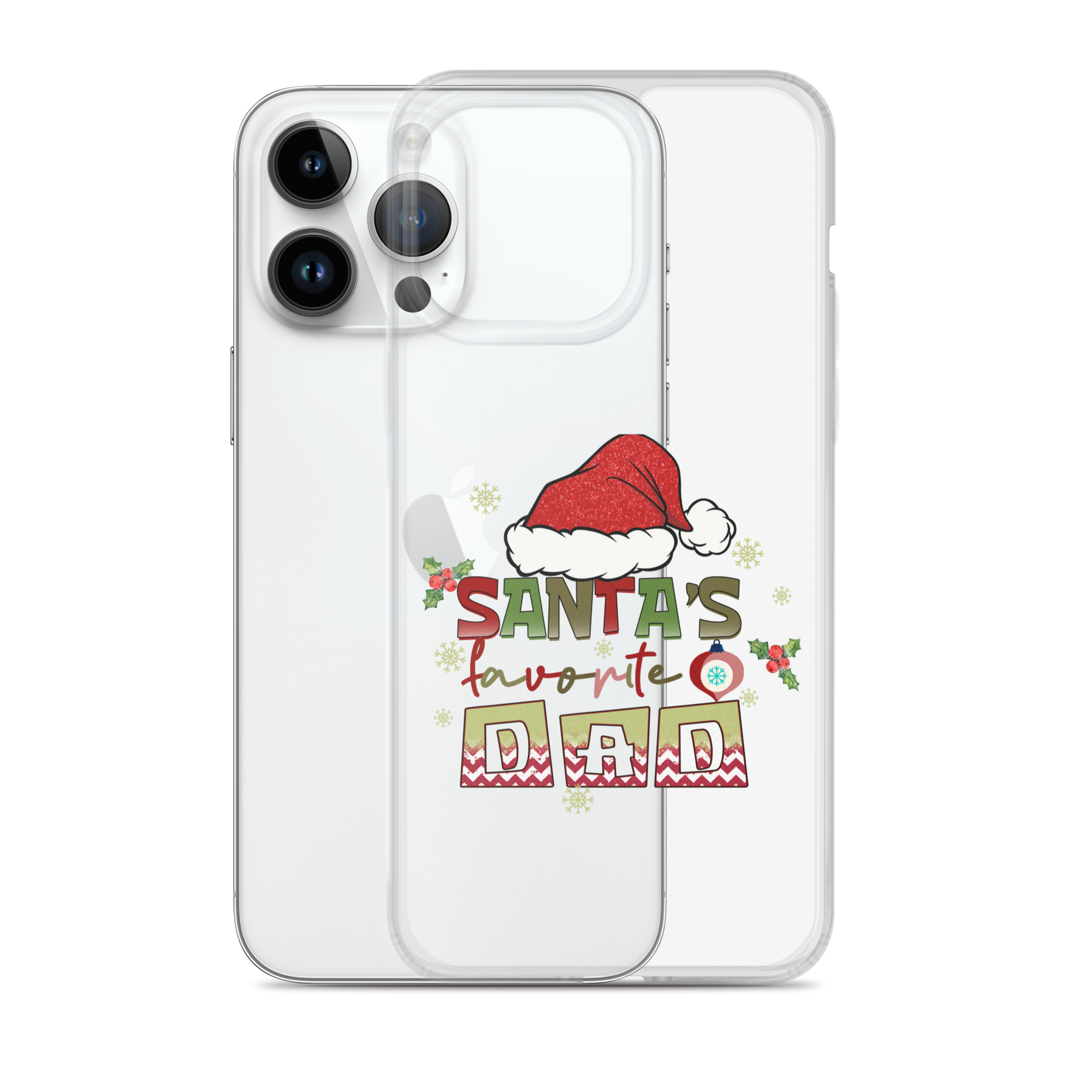 Santa's Favorite Dad Clear Case for iPhone®