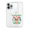 1st Christmas As A Mom Clear Case for iPhone®