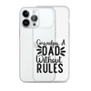 Grandpa A Dad Without Rules Clear Case for iPhone®