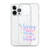 Sorry Girls Mommy Is My Valentine Clear Case for iPhone®