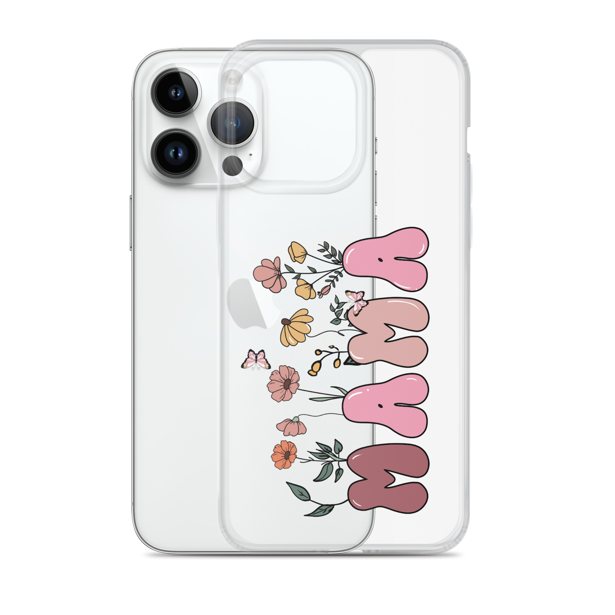 Floral Mama Clear Case for iPhone®