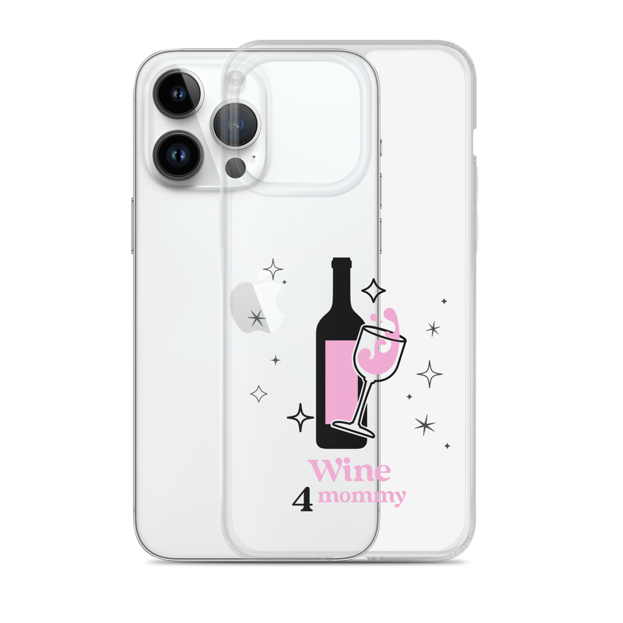 Wine For Mommy Clear Case for iPhone®