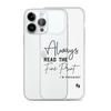 Always Read The Fine Print I'm Pregnant Clear Case for iPhone®