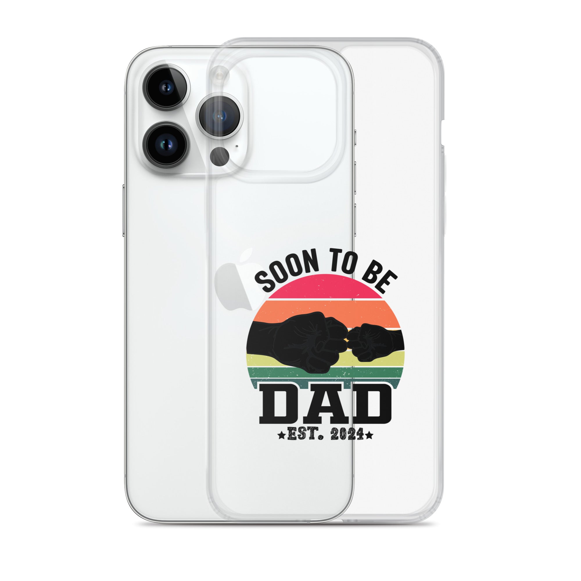 Soon To Be Dad Est. 2024 Clear Case for iPhone®