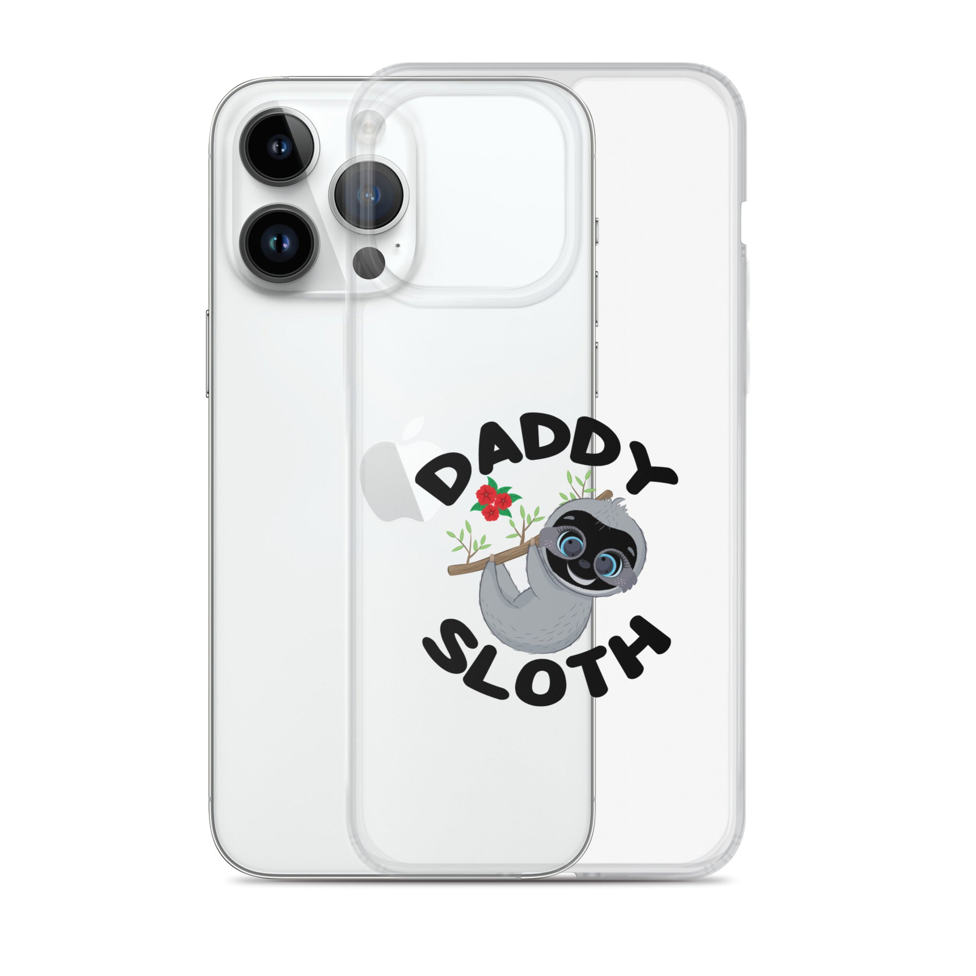 Daddy Sloth Clear Case for iPhone®