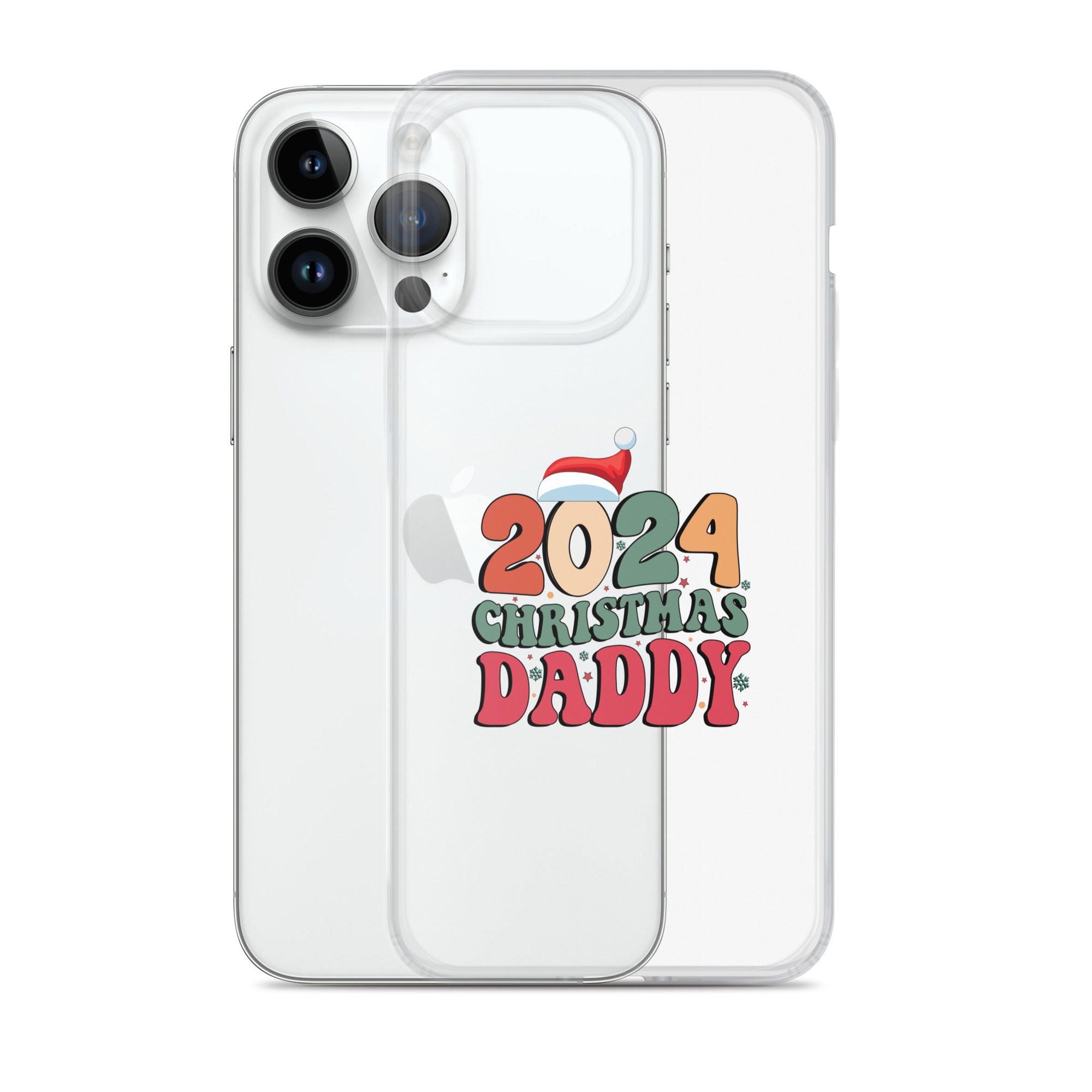 2024 Christmas Daddy Clear Case for iPhone®