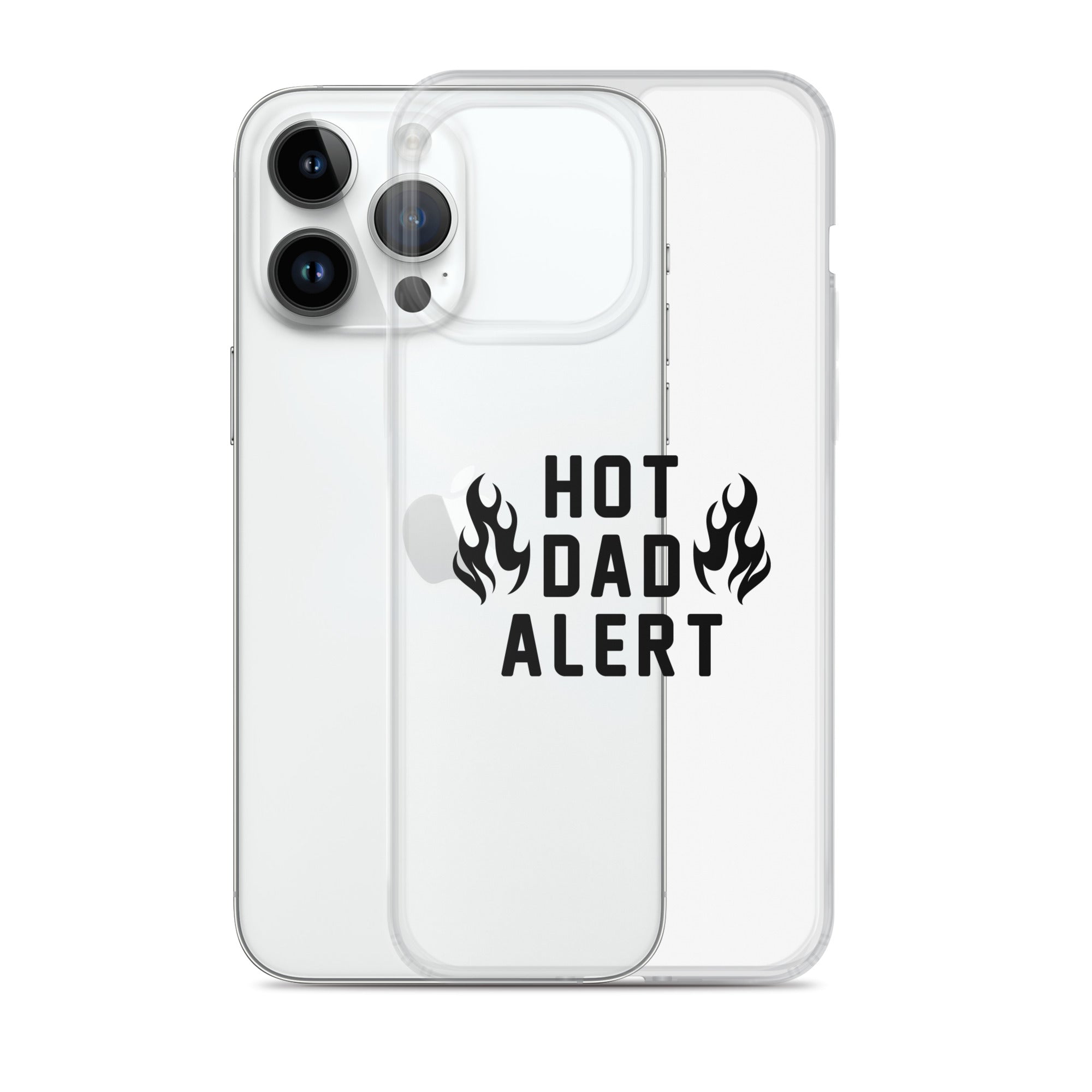 Hot Dad Alert Clear Case for iPhone®