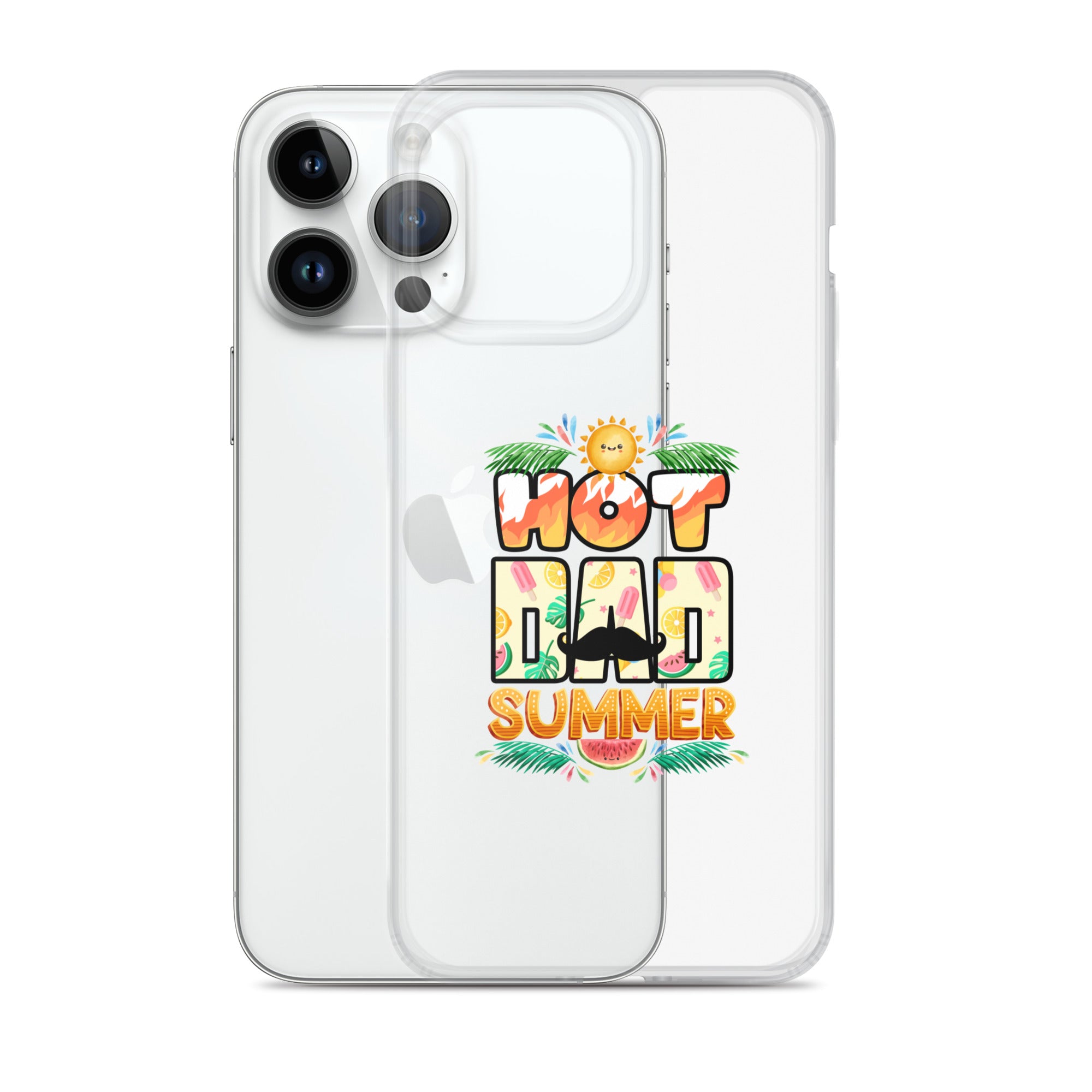 Hot Dad Summer Clear Case for iPhone®