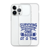 Surviving Fatherhood One Beer At A time Clear Case for iPhone®