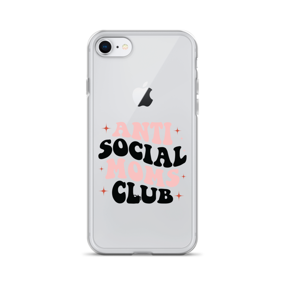 Anti Social Moms Club Clear Case for iPhone®