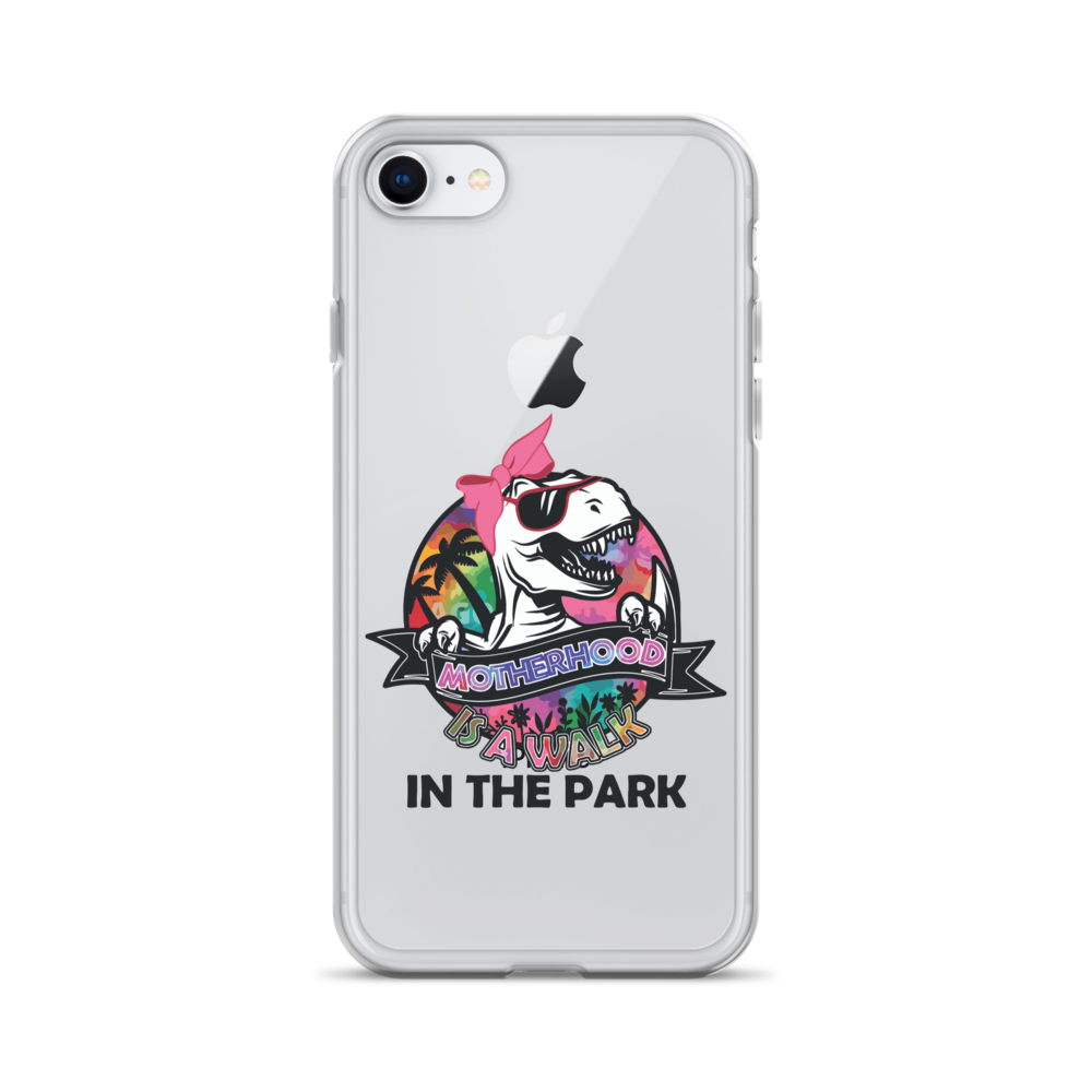 Motherhood Is A Walk In The Park Clear Case for iPhone®