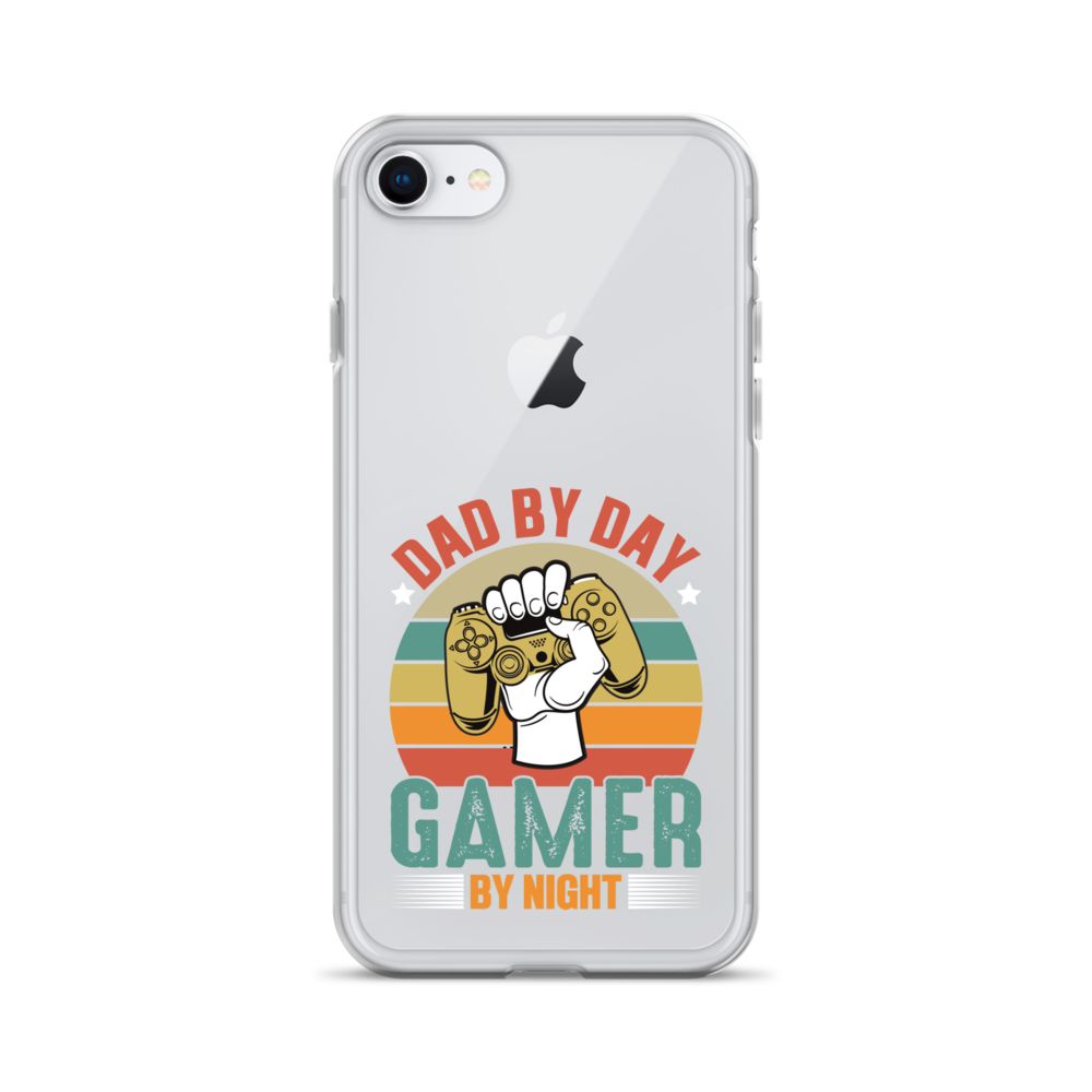 Dad By Day Gamer By Night Clear Case for iPhone®