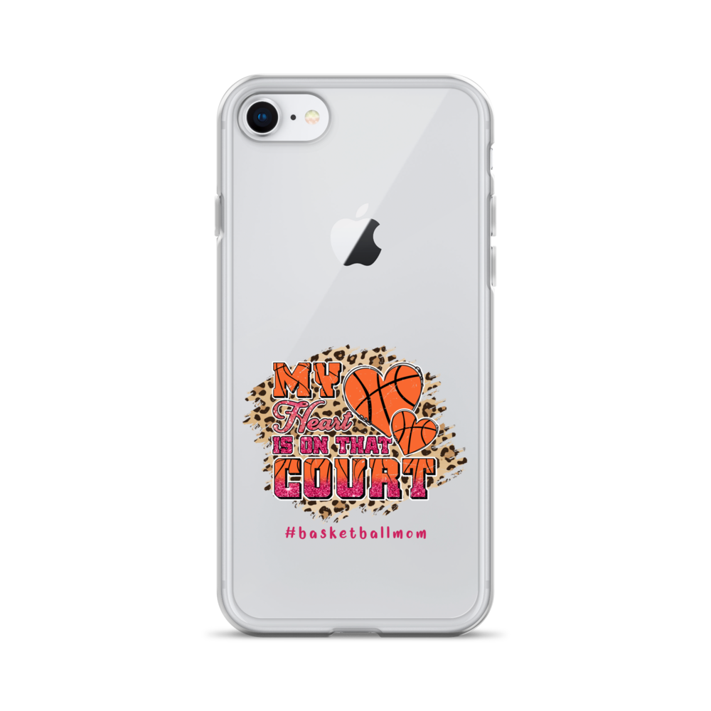 My Heart Is On That Court Clear Case for iPhone®