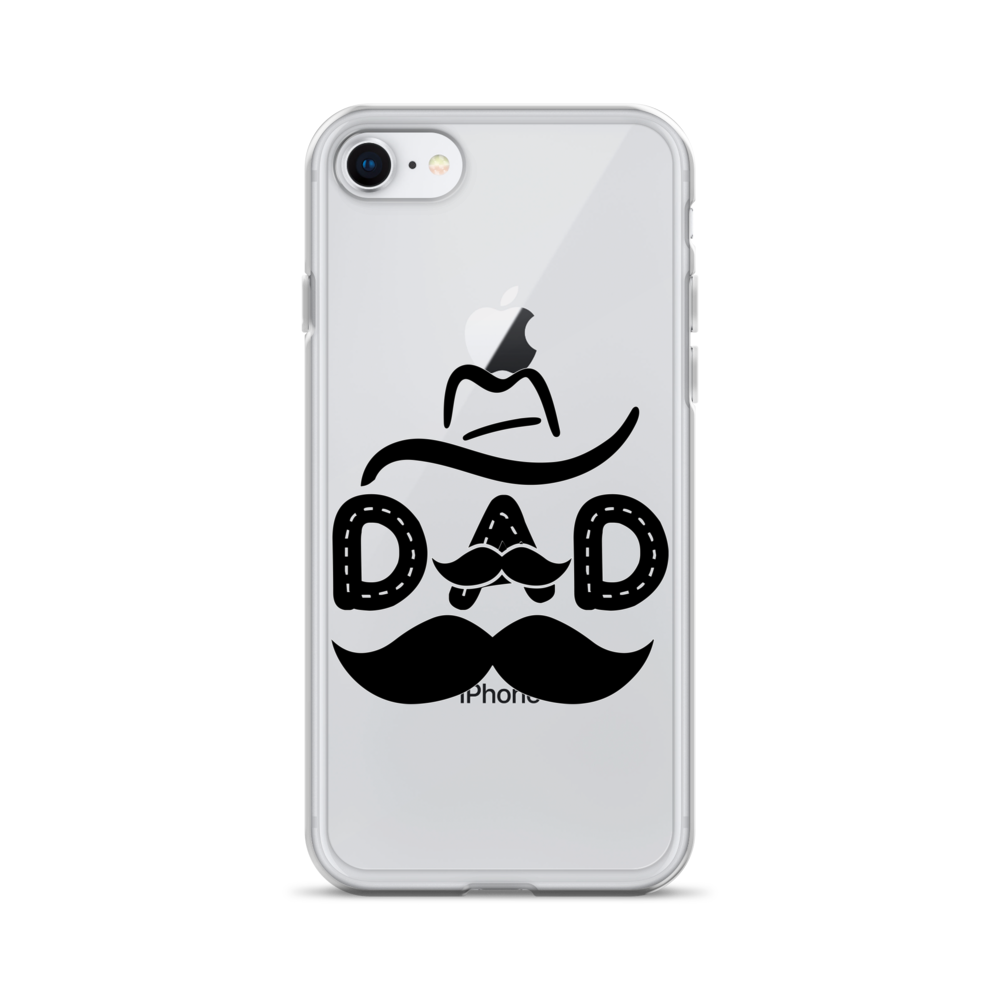 Dad Cowboy Clear Case for iPhone®