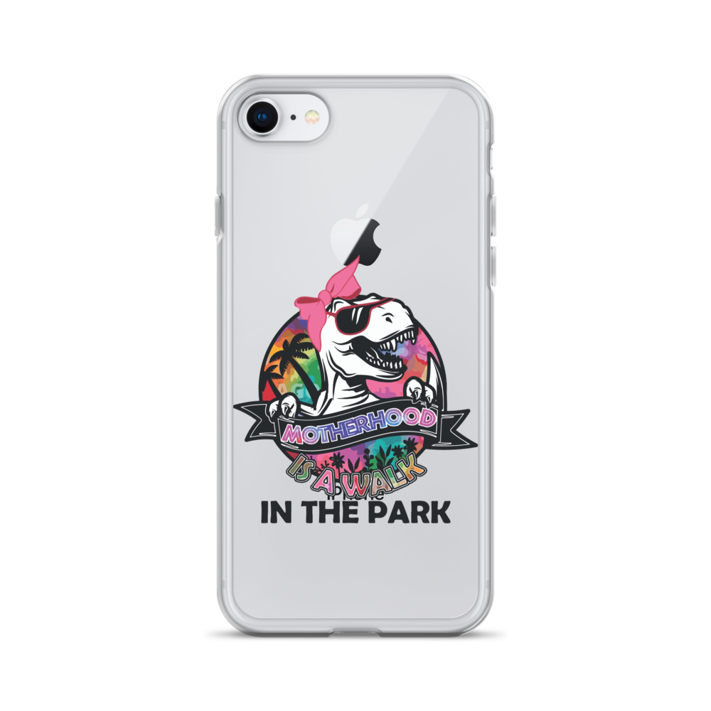 Motherhood Is A Walk In The Park Clear Case for iPhone®