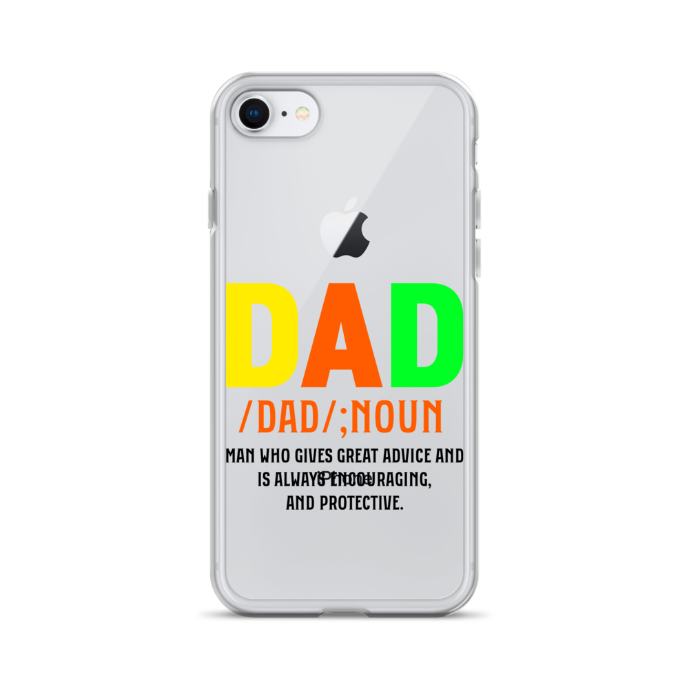 Dad Man Who Gives Great Advice And Is Always encouraging And Protective Clear Case for iPhone®