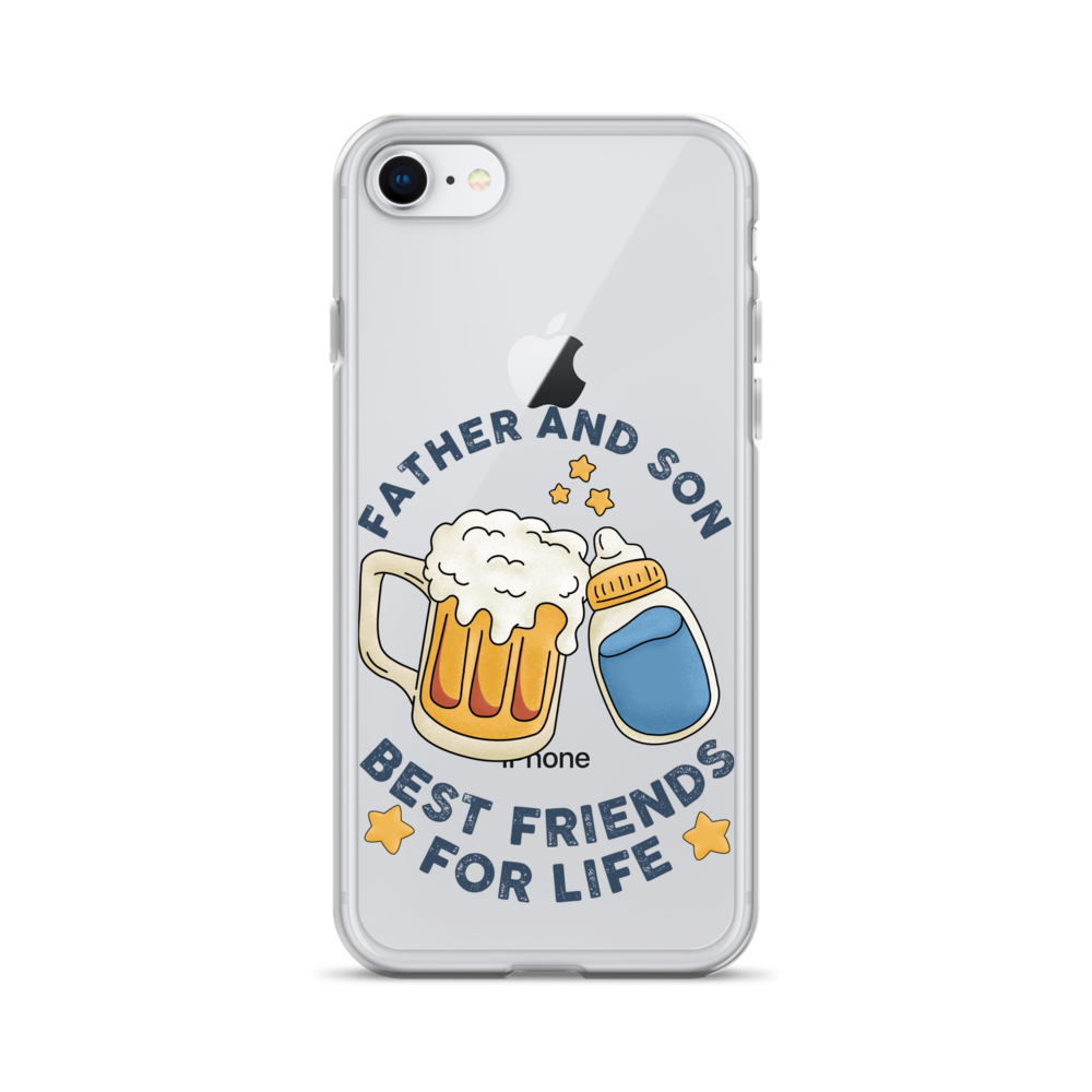 Father And Son Best Friends For Life Clear Case for iPhone®