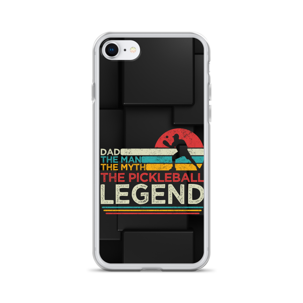 Dad The Man The Myth The Pickleball Legend Clear Case for iPhone®