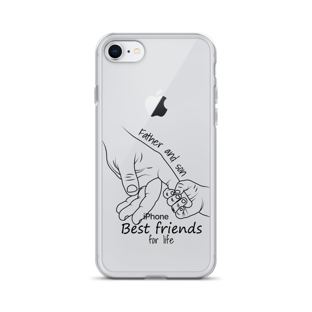 Father And Son Best Friends For Life Clear Case for iPhone®