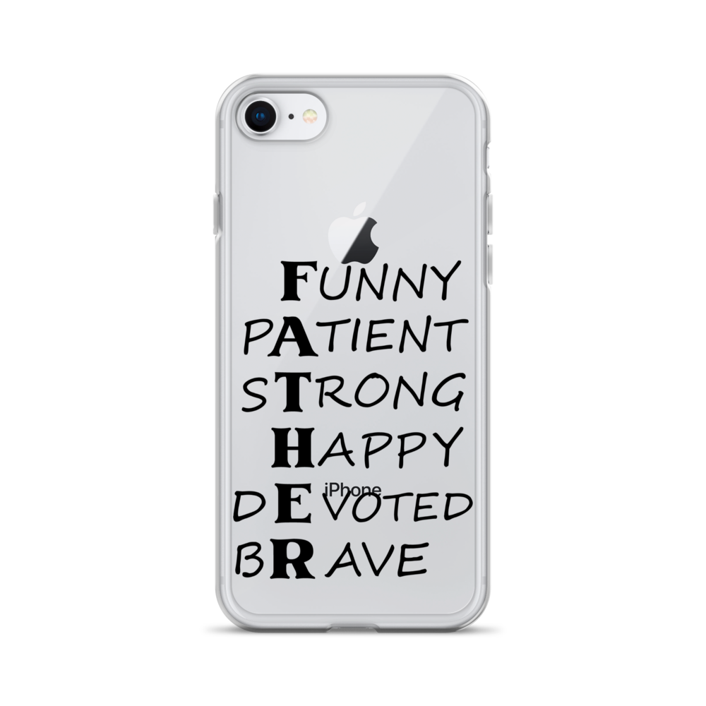 Funny Patient Strong Happy Devoted Brave Clear Case for iPhone®