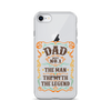 Dad Best Number 1 The Man The Myth The Legend Clear Case for iPhone®