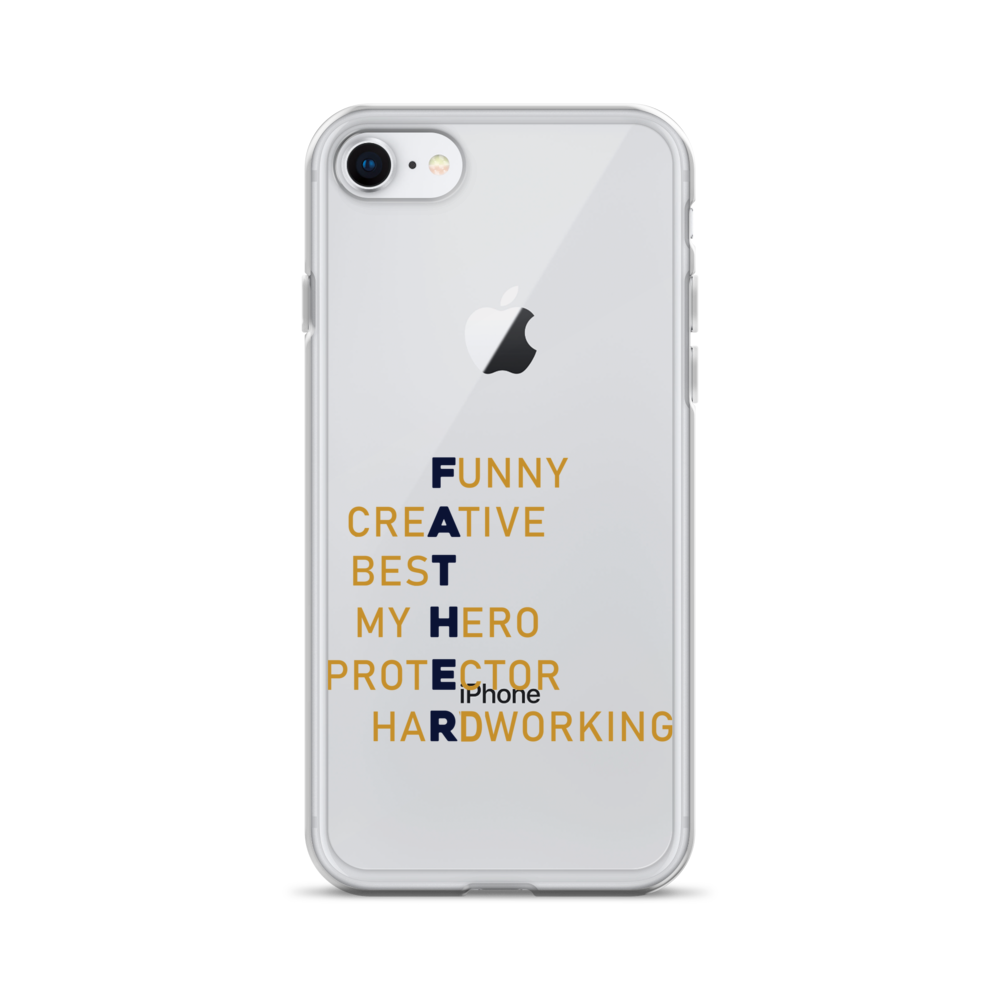 Funny Creative Best My Hero Protector HardWorking Clear Case for iPhone®