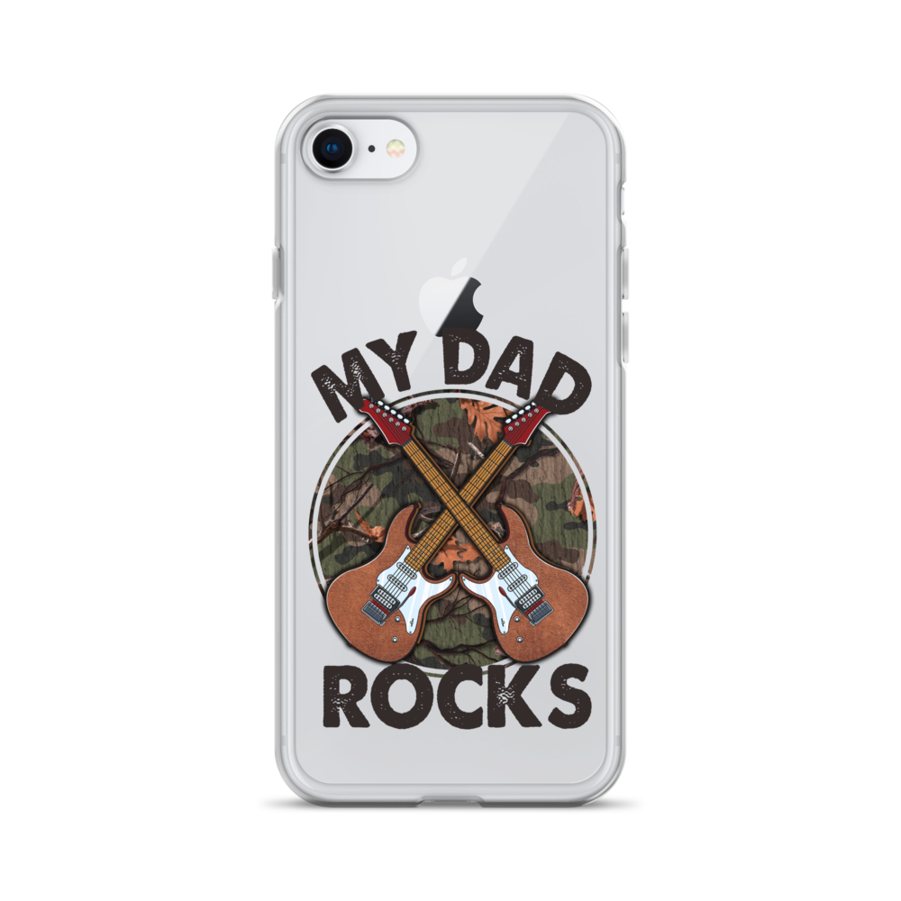 My Dad Rocks Clear Case for iPhone®