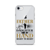 Father And Daughter Tide By Hand Heart To Heart Clear Case for iPhone®