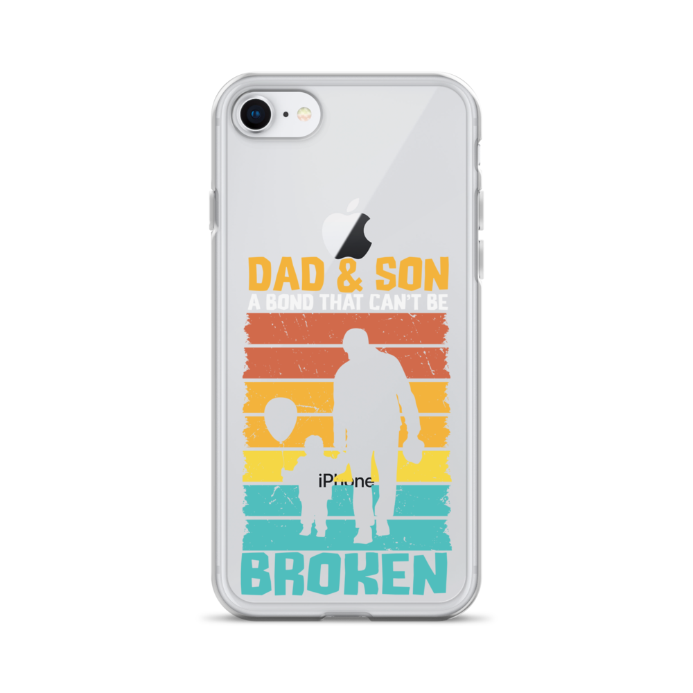 Dad And Son A Bond that can't Be Broken Clear Case for iPhone®