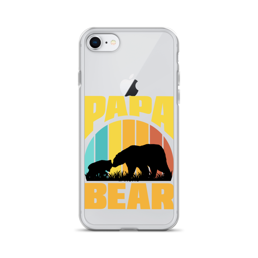 Papa Bear Clear Case for iPhone®