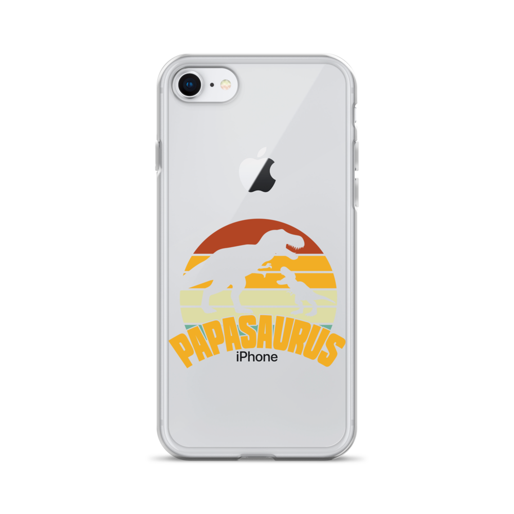 Papasaurus Clear Case for iPhone®