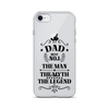 Dad Best Number 1 The Man The Myth The Legend Clear Case for iPhone®