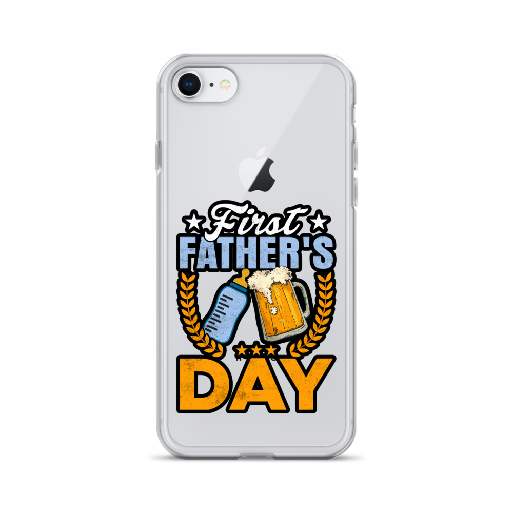 Father's First Day Clear Case for iPhone®