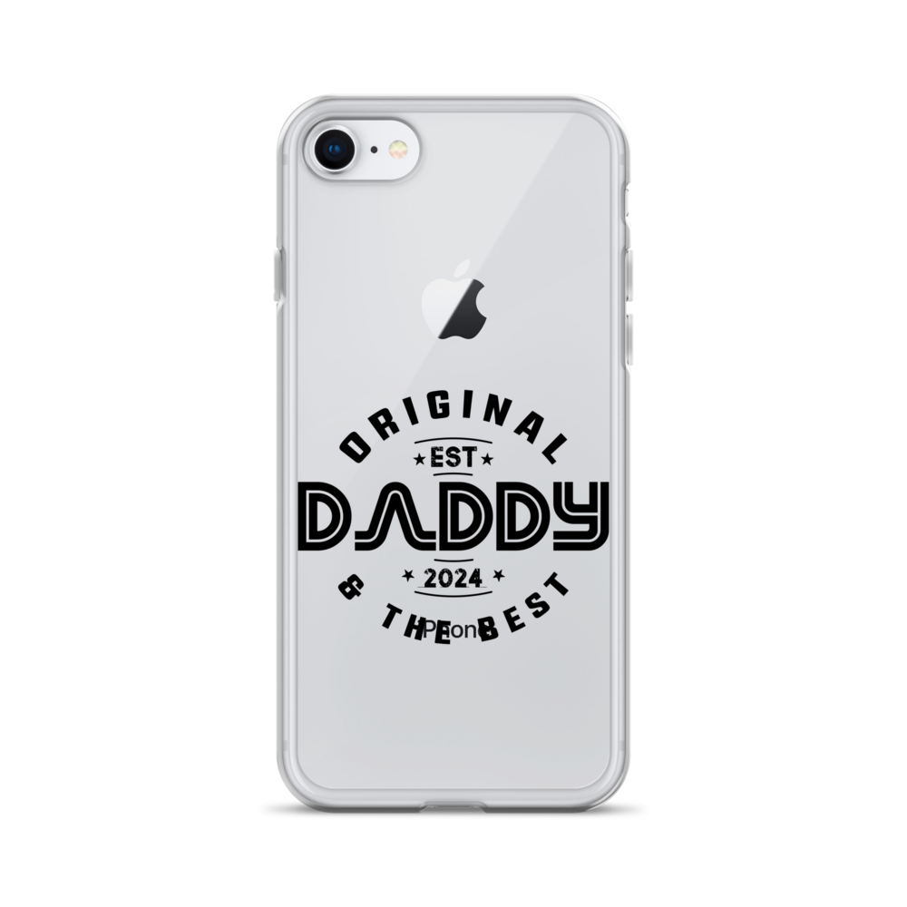 Original And The Best Daddy Establish 2024 Clear Case for iPhone®