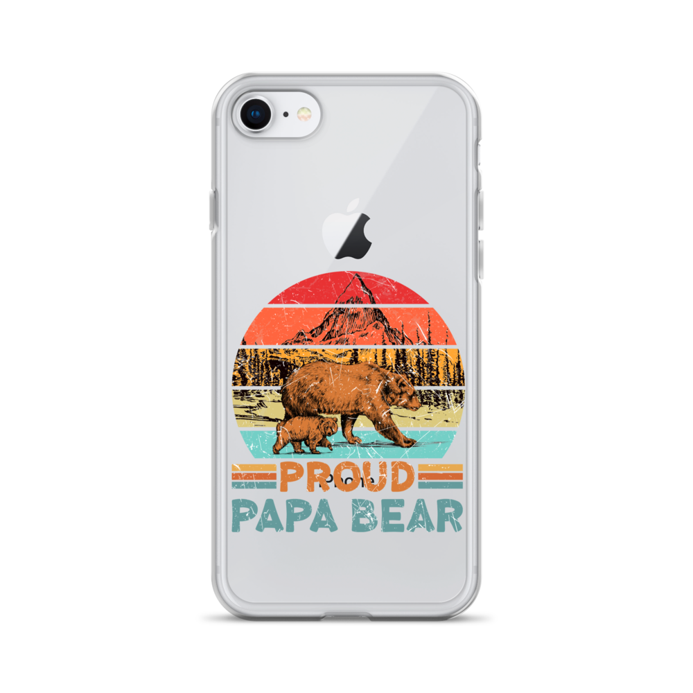 Proud Papa Bear Clear Case for iPhone®