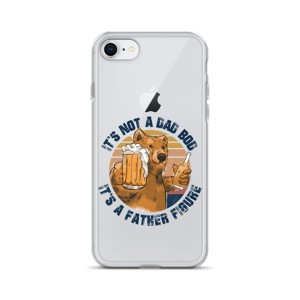 It's Not A Bod Dad It's A Father Figure Clear Case for iPhone®