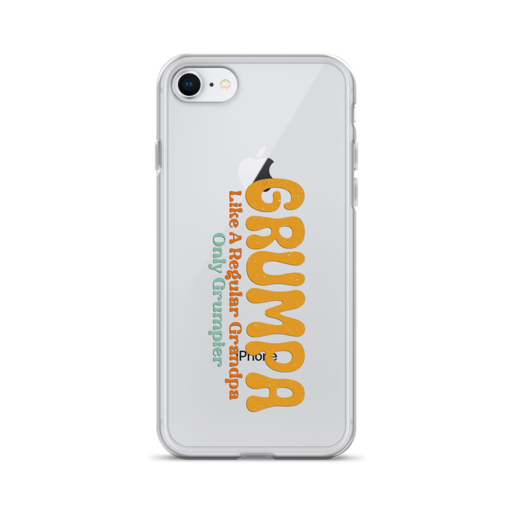 Grumpa Like A Regular Grandpa Only Geumpier Clear Case for iPhone®