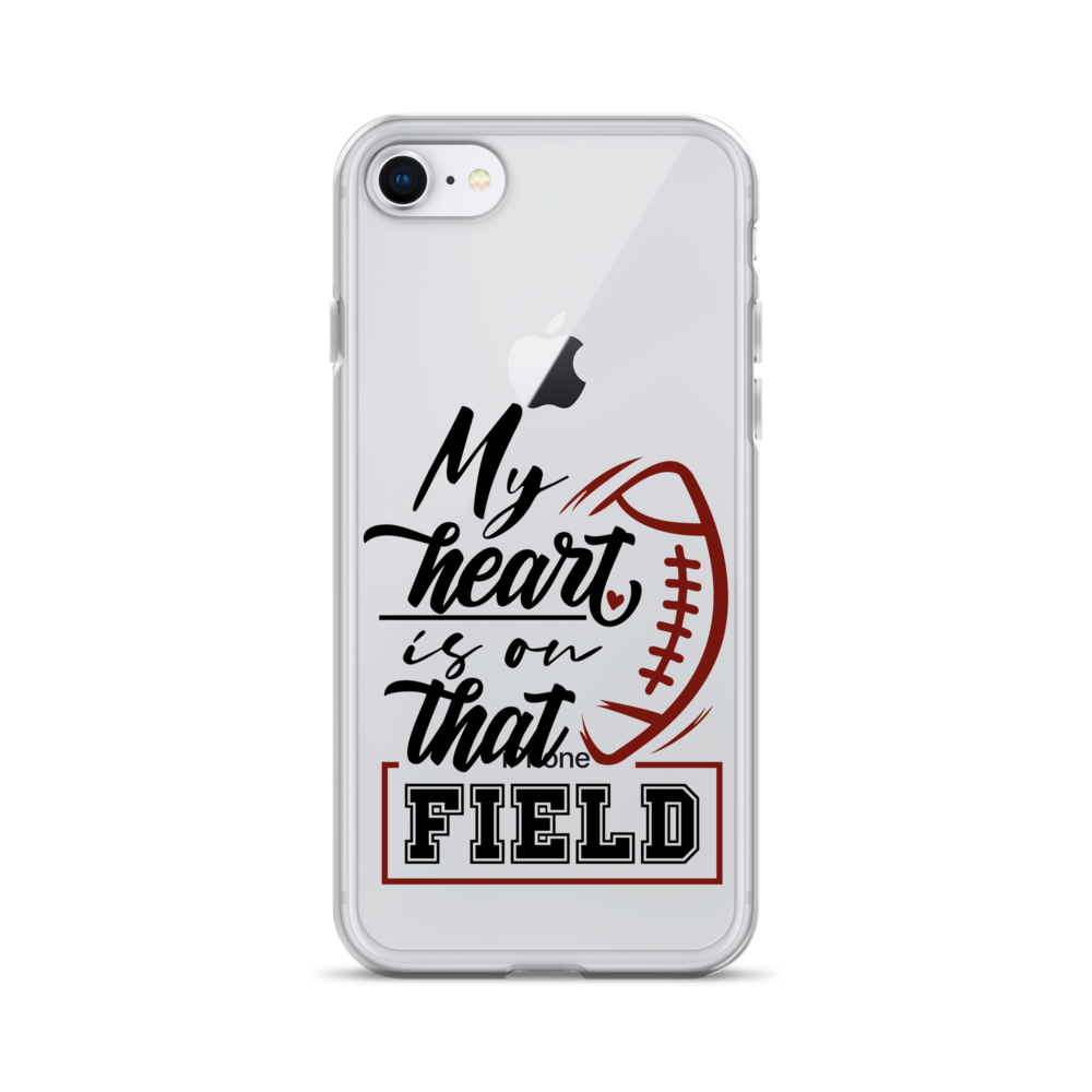 My Heart Is On That Field Clear Case for iPhone®