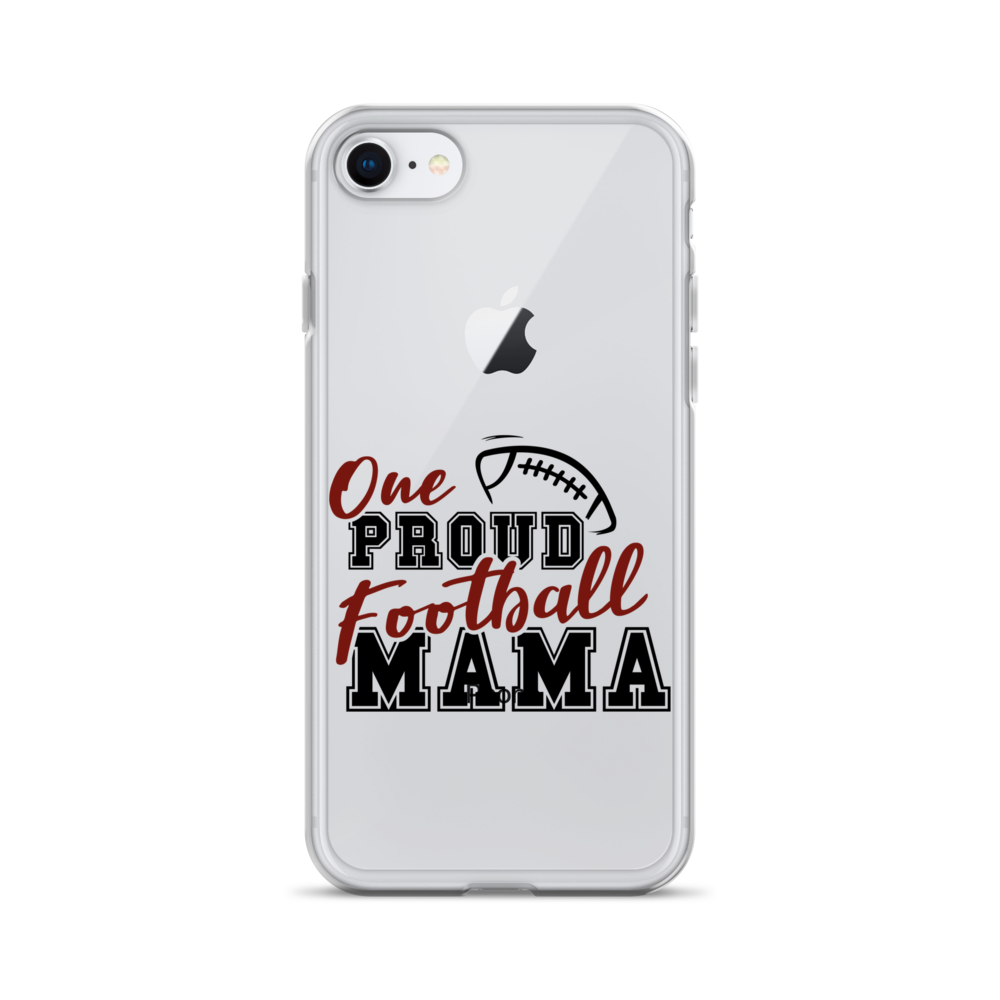 One Proud Football Mom Clear Case for iPhone®