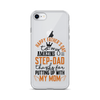 Happy Father's Day to My Amazing Step-Dad Thanks For Putting Up With My Mom Clear Case for iPhone®