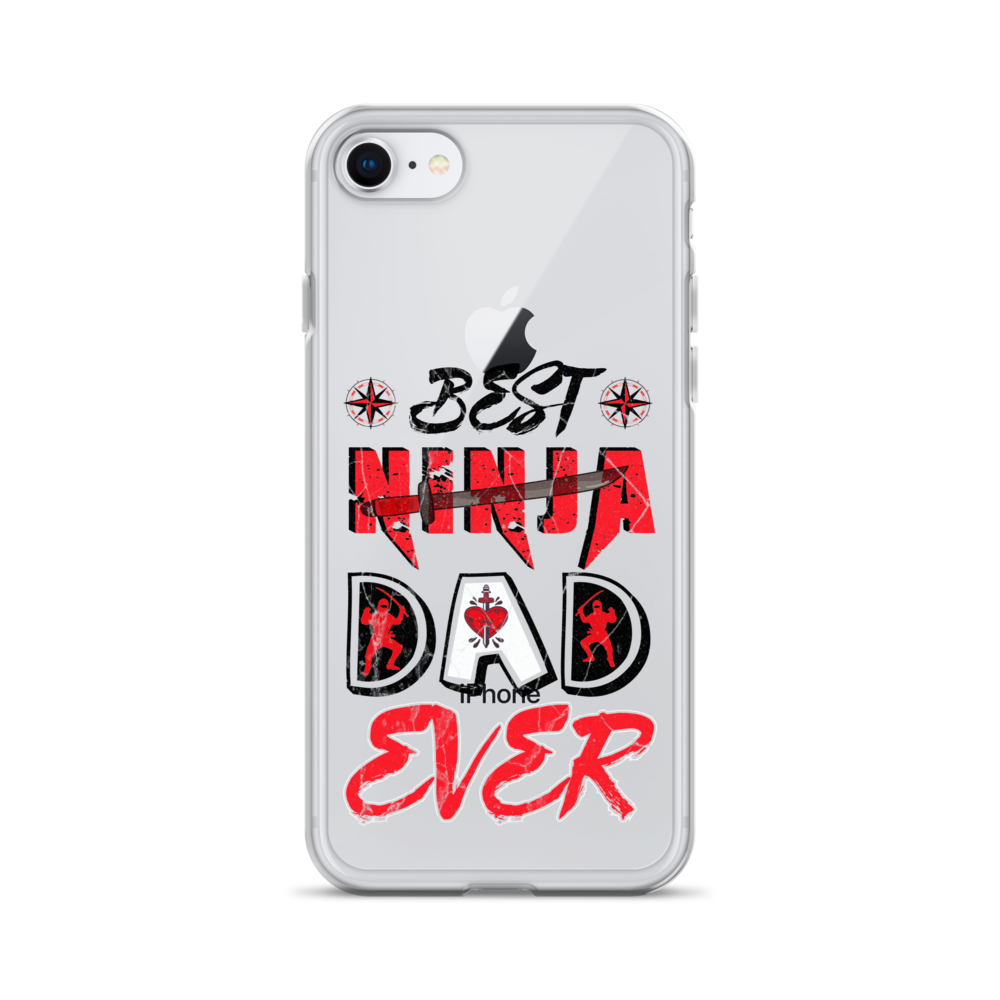 Best Ninja Dad Ever Clear Case for iPhone®