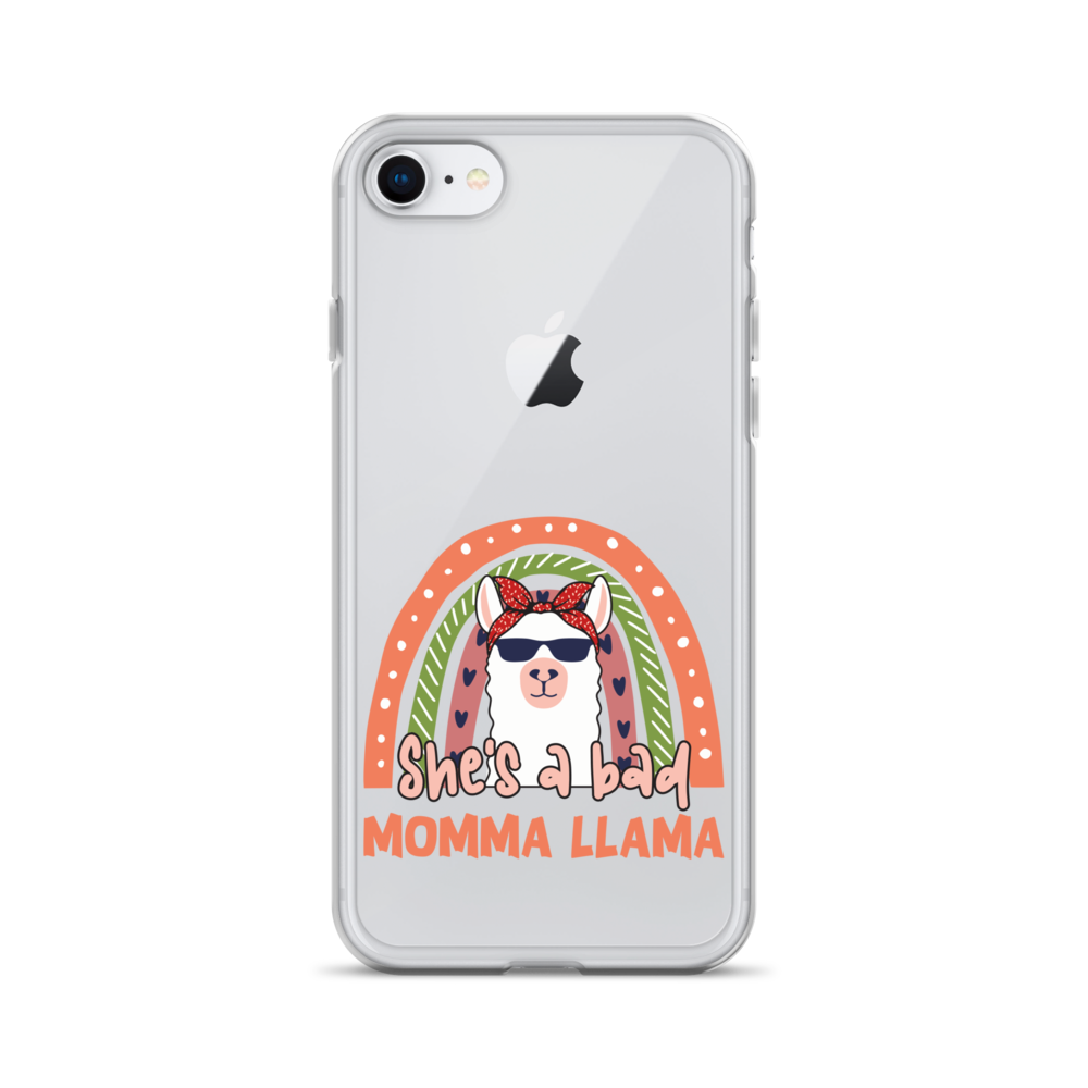 She's A Bad Momma Llama Clear Case for iPhone®