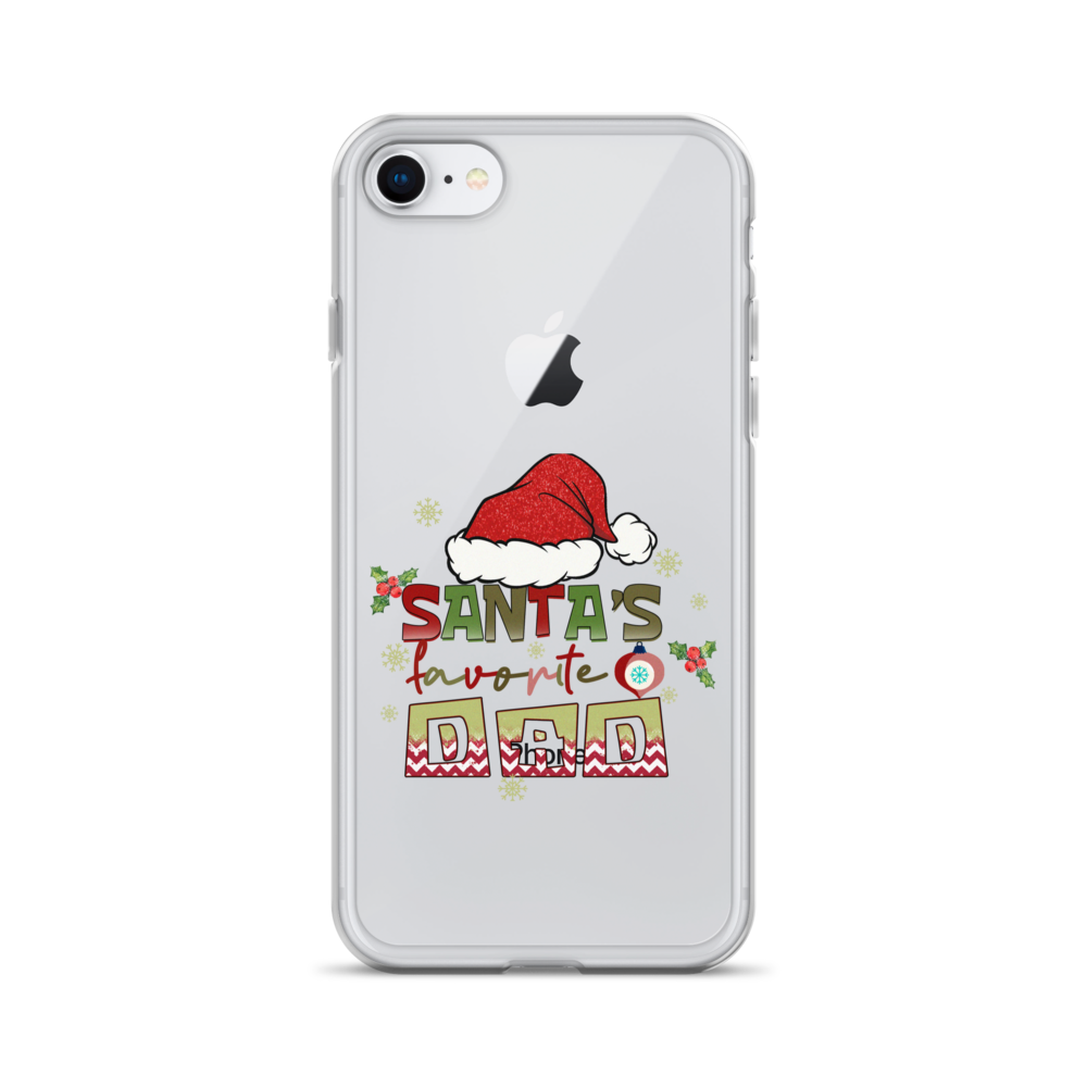 Santa's Favorite Dad Clear Case for iPhone®